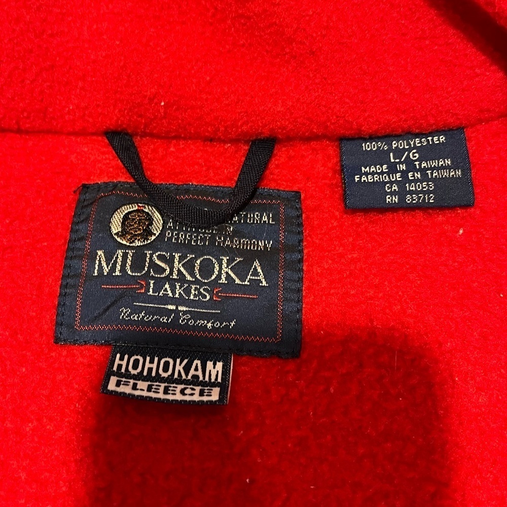 MUSKOKA LAKES - Chandail en polar avec fermeture demi-glissière - Taille L - Picture 3 of 10